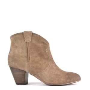 ASH SPIRAL STONE SUEDE ANKLE BOOTS